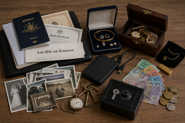 Valuables and irreplaceable items