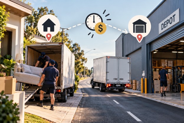 Door to door (depot to depot) billing