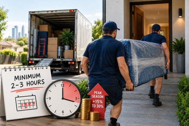 What is the minimum charge for a Brisbane removalist